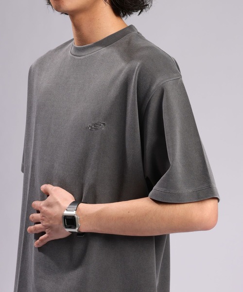 RAGEBLUE(レイジブルー)の「Pigment Tech One Point Stitch T-Shirt/ピグメント加工ダンボール刺繍Tシャツ(Tシャツ/カットソー・メンズ・ライトグリーン/ライトブルー/ホワイト/ダークグレー・LARGE/MEDIUM/SMALL)」の16枚目の写真