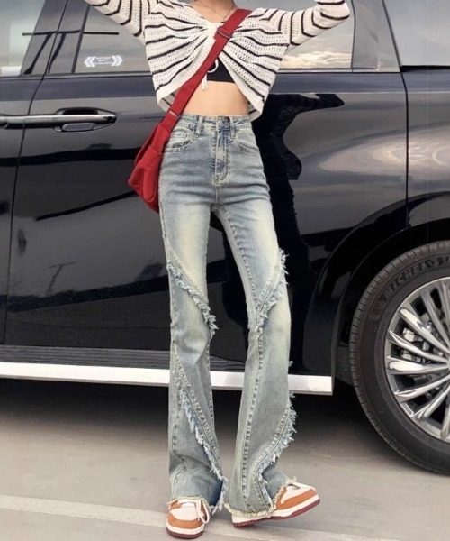 REBALANCE(リバランス)の「フレアデニムパンツ(デニムパンツ・レディース・A・SMALL/MEDIUM/LARGE)」の6枚目の写真