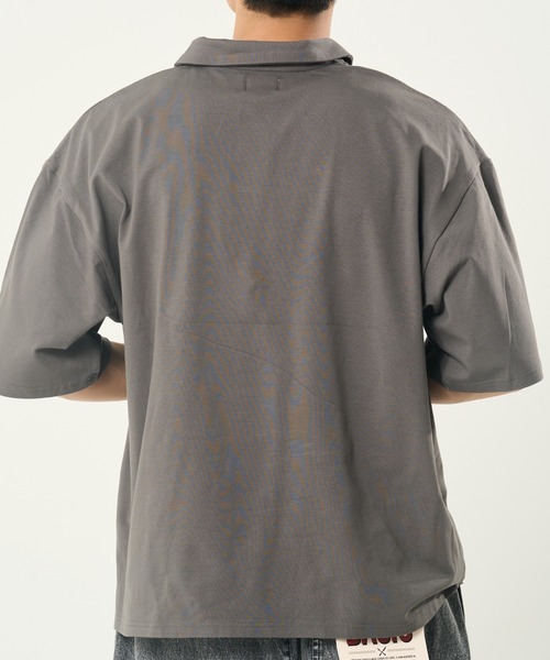 CORISCO(コリスコ)の「接触冷感ストレッチポロシャツ(M1)(Tシャツ/カットソー・メンズ・ホワイト/ブラック/ブルーグリーン/チャコールグレー・MEDIUM/X-LARGE/LARGE)」の12枚目の写真