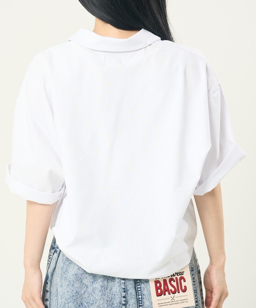 CORISCO(コリスコ)の「接触冷感ストレッチポロシャツ(M1)(Tシャツ/カットソー・メンズ・ホワイト/ブラック/ブルーグリーン/チャコールグレー・MEDIUM/X-LARGE/LARGE)」の7枚目の写真