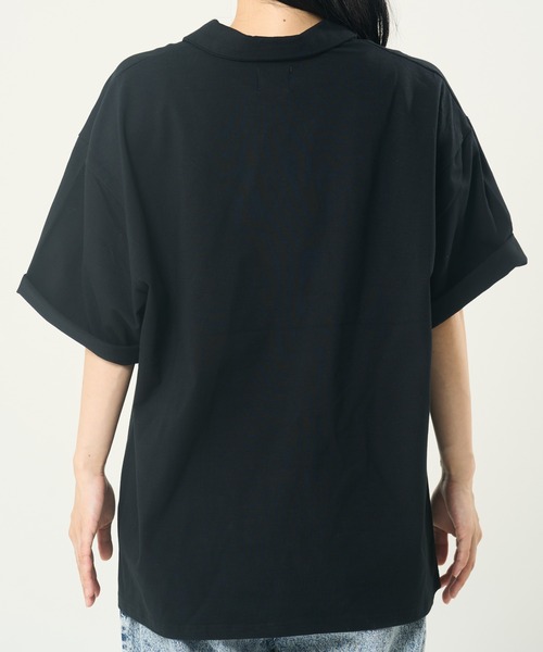 CORISCO(コリスコ)の「接触冷感ストレッチポロシャツ(M1)(Tシャツ/カットソー・メンズ・ホワイト/ブラック/ブルーグリーン/チャコールグレー・MEDIUM/X-LARGE/LARGE)」の10枚目の写真