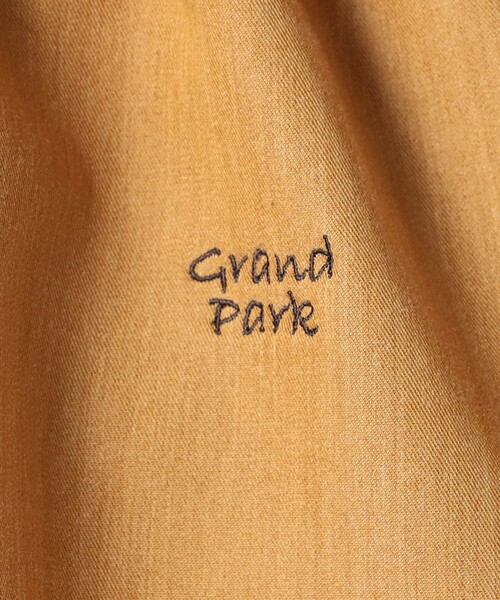 Grand PARK（グランドパーク）の「ノーカラーウエストコードシャツ（シャツ/ブラウス・レディース・ライトグリーン/ブラウン/サックスブルー・FREE）」の14枚目の写真