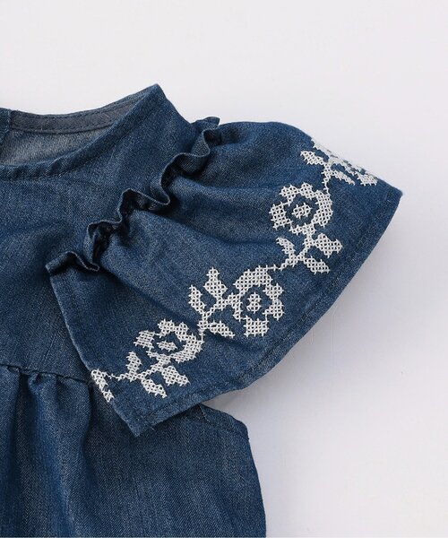 Seraph(セラフ)の「【リンク】2wayクロス刺繍ブラウス(シャツ/ブラウス・キッズ・アイボリー/ブラック/ブルー・140/130/120/110/100/90/80)」の13枚目の写真