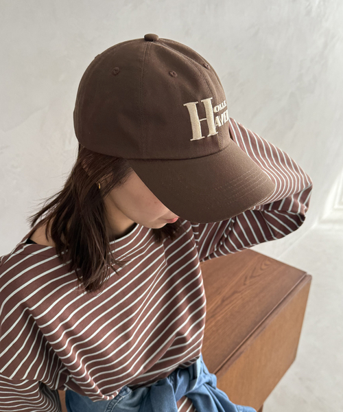 LY(エルワイ)の「《追加》【LY / エルワイ】ブーケンキャップ(キャップ・レディース・ベージュ/ブラウン・FREE)」の5枚目の写真