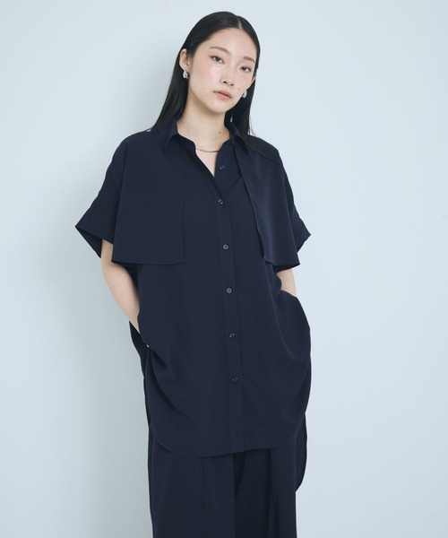 LEPSIM(レプシィム)の「マルメリヨークミディワンピースSS 647481(ワンピース・レディース・チャコールグレー/ベージュ系その他/ネイビー/アイボリー/ブラウン・FREE)」の5枚目の写真