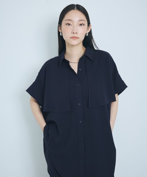 LEPSIM(レプシィム)の「マルメリヨークミディワンピースSS 647481(ワンピース・レディース・チャコールグレー/ベージュ系その他/ネイビー/アイボリー/ブラウン・FREE)」の19枚目の写真