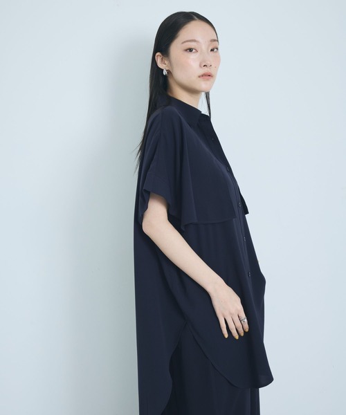 LEPSIM(レプシィム)の「マルメリヨークミディワンピースSS 647481(ワンピース・レディース・チャコールグレー/ベージュ系その他/ネイビー/アイボリー/ブラウン・FREE)」の20枚目の写真