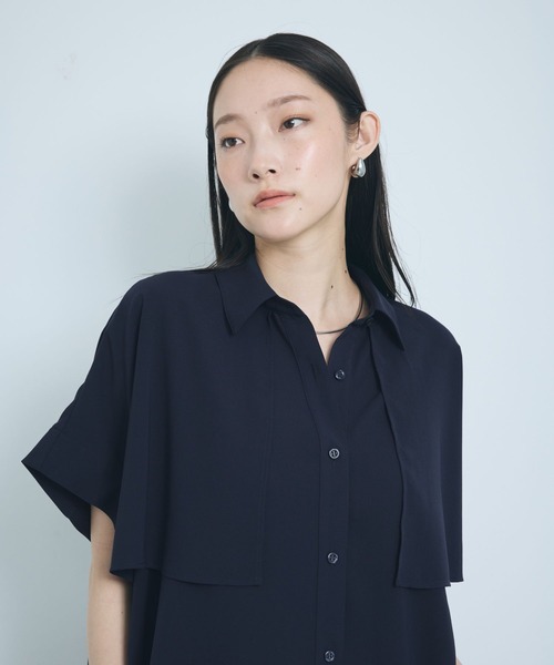 LEPSIM(レプシィム)の「マルメリヨークミディワンピースSS 647481(ワンピース・レディース・チャコールグレー/ベージュ系その他/ネイビー/アイボリー/ブラウン・FREE)」の21枚目の写真