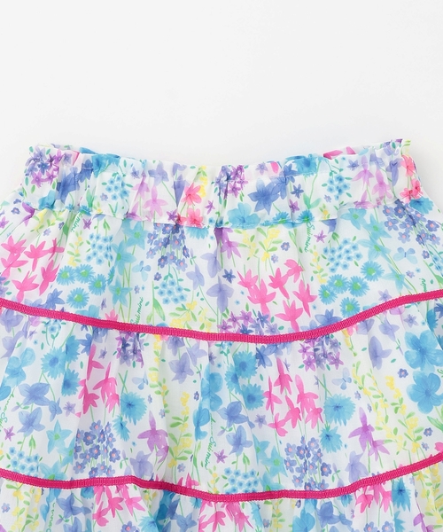 ANNA SUI mini(アナスイ・ミニ)の「風をまとう Resort Floral スカパン(その他パンツ・キッズ・ネイビー/ホワイト・L(145-155cm)/M(115-125cm)/S(100-110cm)/L(130-140cm))」の4枚目の写真