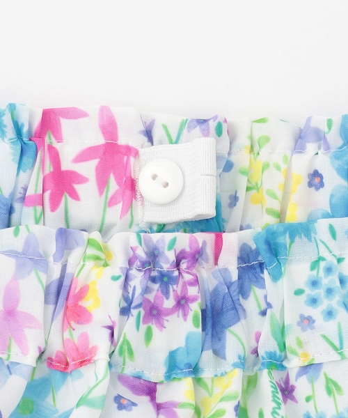 ANNA SUI mini(アナスイ・ミニ)の「風をまとう Resort Floral スカパン(その他パンツ・キッズ・ネイビー/ホワイト・L(145-155cm)/M(115-125cm)/S(100-110cm)/L(130-140cm))」の5枚目の写真