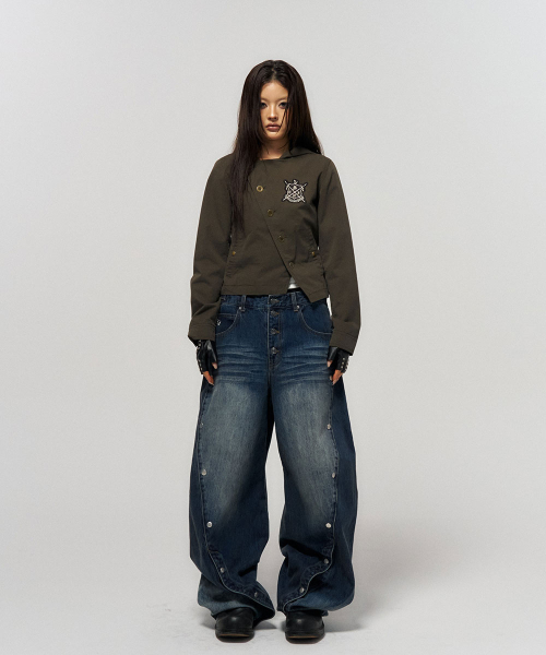SCHISM INDUCING(スキズムインデューシング)の「SHOEGAZER PARKA KHAKI(ミリタリージャケット・レディース・その他・FREE)」の12枚目の写真
