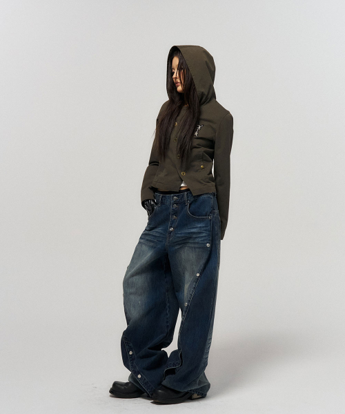 SCHISM INDUCING(スキズムインデューシング)の「SHOEGAZER PARKA KHAKI(ミリタリージャケット・レディース・その他・FREE)」の13枚目の写真