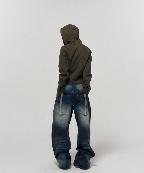 SCHISM INDUCING(スキズムインデューシング)の「SHOEGAZER PARKA KHAKI(ミリタリージャケット・レディース・その他・FREE)」の4枚目の写真