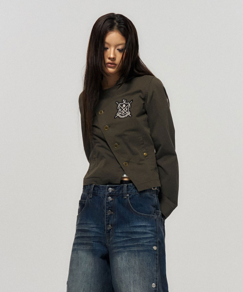 SCHISM INDUCING(スキズムインデューシング)の「SHOEGAZER PARKA KHAKI(ミリタリージャケット・レディース・その他・FREE)」の5枚目の写真