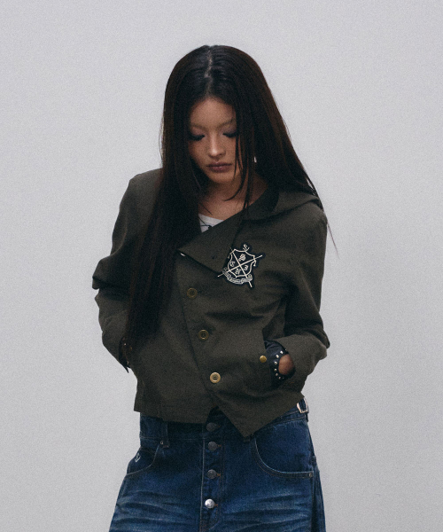 SCHISM INDUCING(スキズムインデューシング)の「SHOEGAZER PARKA KHAKI(ミリタリージャケット・レディース・その他・FREE)」の8枚目の写真