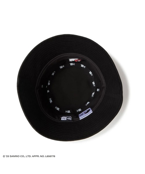 NEW ERA(ニューエラ)の「ニューエラ【NEW ERA】- ハローキテ バケットハット 【BUCKET01 SB KITTY FACE BLACK 14348609】(ハット・レディース・ブラック・S/M/M/L)」の4枚目の写真