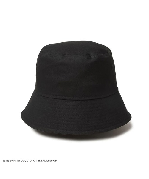 NEW ERA(ニューエラ)の「ニューエラ【NEW ERA】- ハローキテ バケットハット 【BUCKET01 SB KITTY FACE BLACK 14348609】(ハット・レディース・ブラック・S/M/M/L)」の3枚目の写真