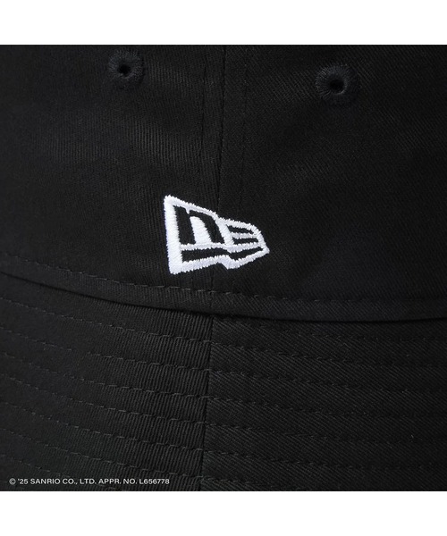 NEW ERA(ニューエラ)の「ニューエラ【NEW ERA】- ハローキテ バケットハット 【BUCKET01 SB KITTY FACE BLACK 14348609】(ハット・レディース・ブラック・S/M/M/L)」の7枚目の写真