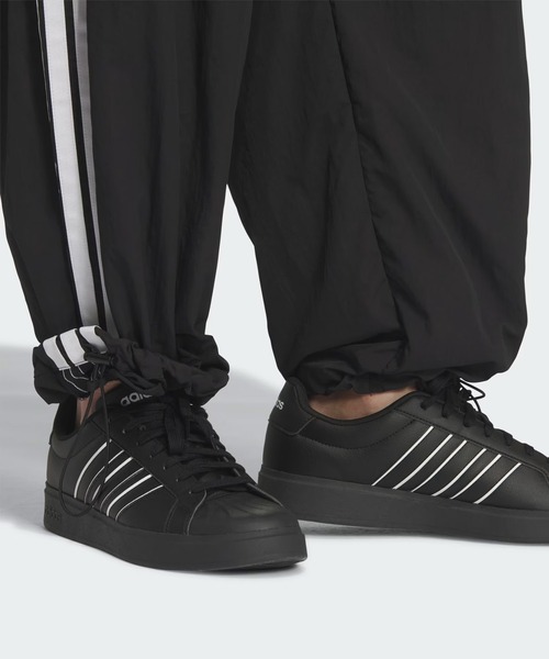 adidas(アディダス)の「adidas/アディダス ジャージ トラックパンツ 軽パン ウーブントラックパンツ SU952(その他パンツ・メンズ・ブラック×ホワイト・2XL/XL/L/M)」の7枚目の写真