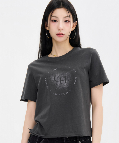 CHASECULT(チェイスカルト)の「レディースグラフィックTシャツ-FBRG5891D0L(Tシャツ/カットソー・レディース・チャコールグレー・85/90)」の1枚目の写真