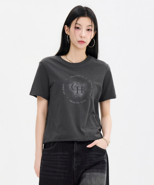 CHASECULT(チェイスカルト)の「レディースグラフィックTシャツ-FBRG5891D0L(Tシャツ/カットソー・レディース・チャコールグレー・85/90)」の2枚目の写真