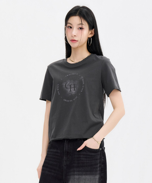 CHASECULT(チェイスカルト)の「レディースグラフィックTシャツ-FBRG5891D0L(Tシャツ/カットソー・レディース・チャコールグレー・85/90)」の3枚目の写真