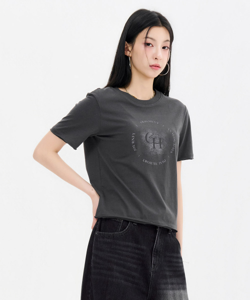 CHASECULT(チェイスカルト)の「レディースグラフィックTシャツ-FBRG5891D0L(Tシャツ/カットソー・レディース・チャコールグレー・85/90)」の4枚目の写真