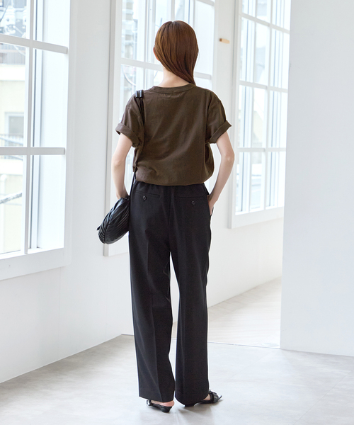 U by SPICK&SPAN（ユーバイスピックアンドスパン）の「《追加》GULFCOAST SPORTSWEAR/ガルフコーストスポーツウェア ロゴTEE 2（Tシャツ/カットソー・レディース・ブラック系その他・MEDIUM）」の2枚目の写真
