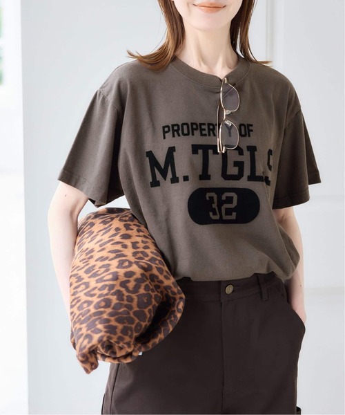 U by SPICK&SPAN(ユーバイスピックアンドスパン)の「《追加》GULFCOAST SPORTSWEAR/ガルフコーストスポーツウェア ロゴTEE 2(Tシャツ/カットソー・レディース・ブラック系その他/ブラックミックス・MEDIUM)」の1枚目の写真