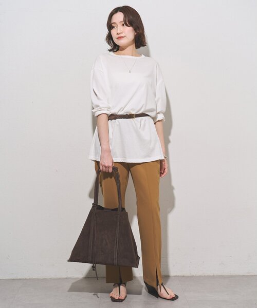 Whim Gazette(ウィムガゼット)の「【BOTERO】Mag Shopper(トートバッグ・レディース・ブラウン・FREE)」の3枚目の写真