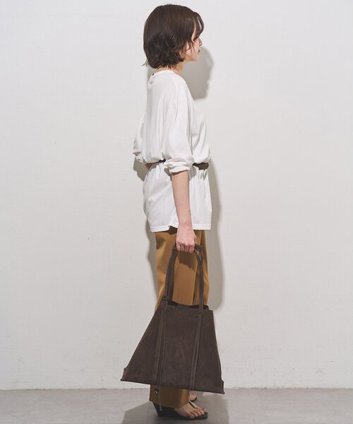 Whim Gazette(ウィムガゼット)の「【BOTERO】Mag Shopper(トートバッグ・レディース・ブラウン・FREE)」の4枚目の写真