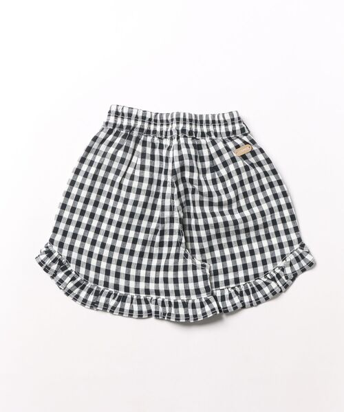 L.COPECK（エルコペック）の「麻レーヨンキュロット（デニムパンツ・キッズ・ネイビー/ブラック×ホワイト/ピンク/サックスブルー/ラベンダー・110cm/120cm/100cm/130cm/140cm）」の6枚目の写真