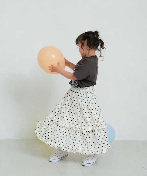 LEPSIM（レプシィム）の「【KIDS】アソートフリルスカート　671858（スカート・キッズ・ブラック/アイボリー・120/130/140）」の16枚目の写真