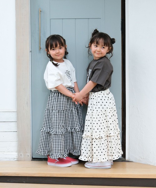 LEPSIM（レプシィム）の「【KIDS】アソートフリルスカート　671858（スカート・キッズ・ブラック/アイボリー・120/130/140）」の3枚目の写真