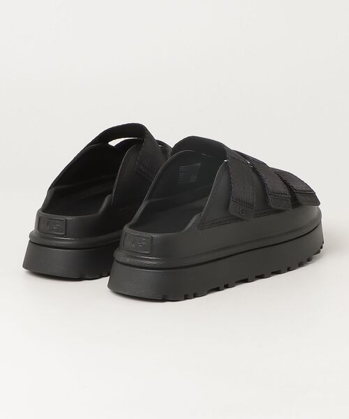 UGG（アグ）の「UGG / アグ：【レディース】W GOLDENGLOW SLIDE：1167430[DEA]（サンダル・レディース・ブラック・US6/US7/US5）」の2枚目の写真