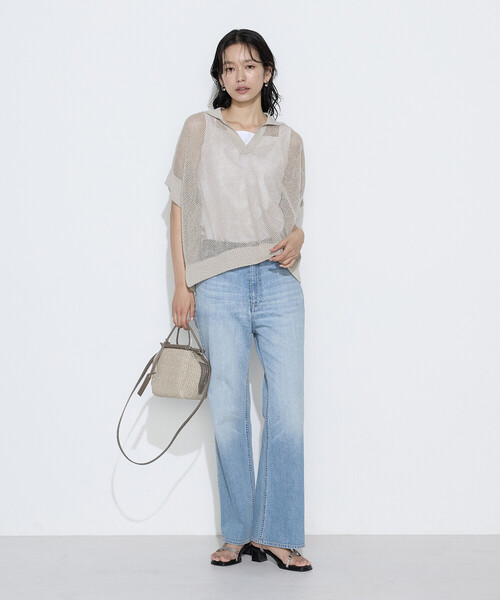 COMME CA(コムサ)の「〔 TALLサイズ 〕 ファインコットンフライス 2WAYインナー(タンクトップ・レディース・ブラック・15号)」の3枚目の写真