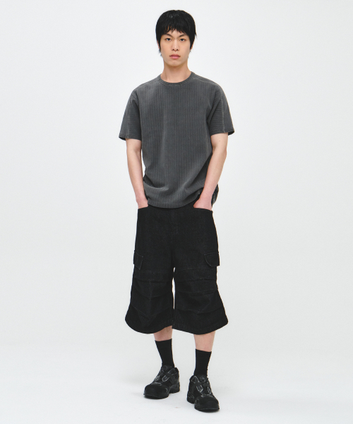INTEMPOMOOD(インテンポムード)の「フィールドパラシュートバミューダパンツ_ブラック(その他パンツ・メンズ・ブラック・MEDIUM/LARGE)」の11枚目の写真