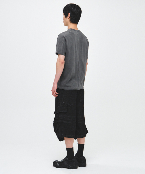 INTEMPOMOOD(インテンポムード)の「フィールドパラシュートバミューダパンツ_ブラック(その他パンツ・メンズ・ブラック・MEDIUM/LARGE)」の12枚目の写真