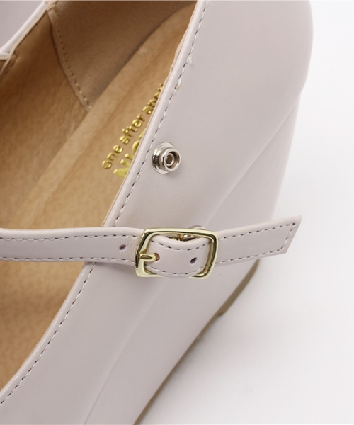 one after another NICE CLAUP（ワンアフターアナザーナイスクラップ）の「【ナイスクラップ】厚底パンプス（パンプス・レディース・ピンクベージュ/ライトグレー/ブラック・SMALL/MEDIUM/LARGE）」の6枚目の写真