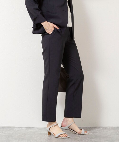 NOLLEY’S Sophi(ノーリーズソフィ)の「《セットアップ対応/UVカット/接触冷感》ウォッシャブルDry toro テーパードパンツ(その他パンツ・レディース・ブラック/ネイビー/ベージュ・34/36/38/40)」の21枚目の写真