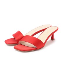 alagio SATIN MULE SARA ヒールサンダル