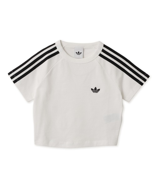 adidas(アディダス)の「adidas SST BABY TEE / アディダス SST ベビー Tシャツ(Tシャツ/カットソー・レディース・ホワイト・S/M/L)」の4枚目の写真