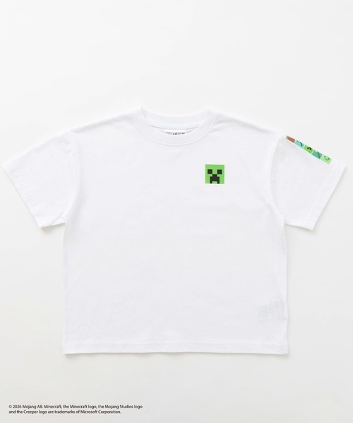 and D. petit main(アンドディープティマイン)の「【マインクラフト】MOBアイコンカラーリング半袖T(Tシャツ/カットソー・キッズ・ホワイト/ピンク/グレイッシュベージュ・120cm/140cm/130cm/100cm/110cm/150cm)」の10枚目の写真