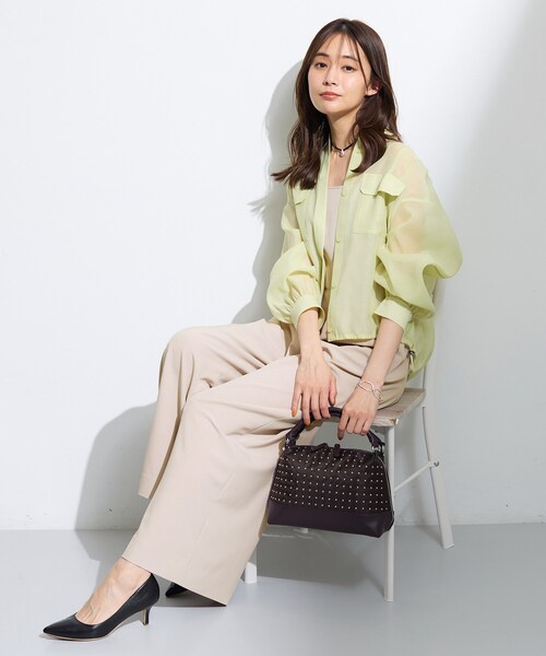 INDIVI（インディヴィ）の「【着る日傘】キャミソールサロペット（サロペット/オーバーオール・レディース・ブラック/ナチュラル/ベージュ系その他7・40/38/36/13/15 /05）」の17枚目の写真