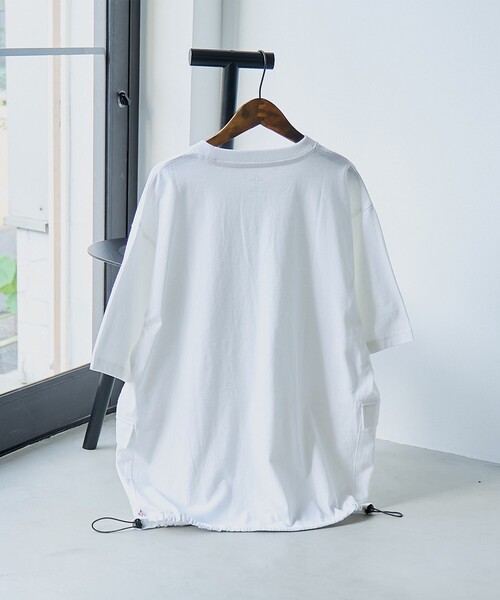 coen(コーエン)の「ガーデンポケットTシャツ(Tシャツ/カットソー・メンズ・モカ/ホワイト/ダークグレー・S/M/L/XL)」の4枚目の写真