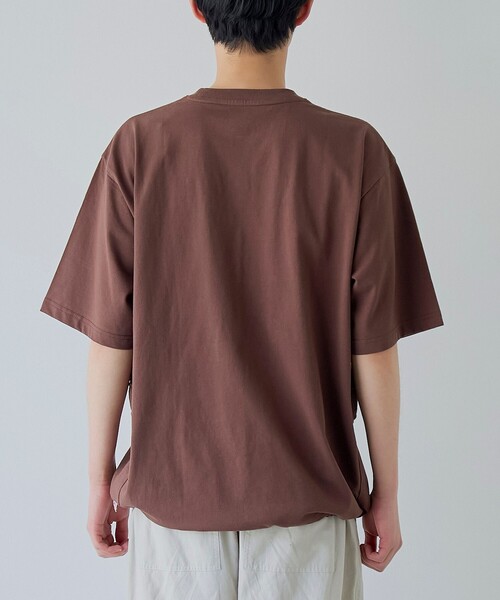 coen(コーエン)の「ガーデンポケットTシャツ(Tシャツ/カットソー・メンズ・モカ/ホワイト/ダークグレー・S/M/L/XL)」の22枚目の写真