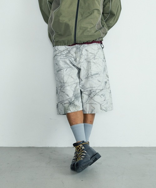 XLARGE(エクストララージ)の「HERRINGBONE SHORT PANTS(その他パンツ・メンズ・カモフラージュ/ブラック/オリーブ・36inch/34inch/32inch/30inch)」の3枚目の写真