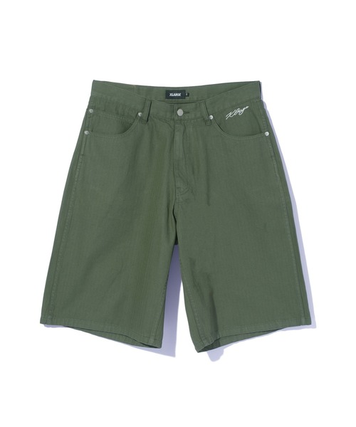 XLARGE(エクストララージ)の「HERRINGBONE SHORT PANTS(その他パンツ・メンズ・カモフラージュ/ブラック/オリーブ・36inch/34inch/32inch/30inch)」の8枚目の写真