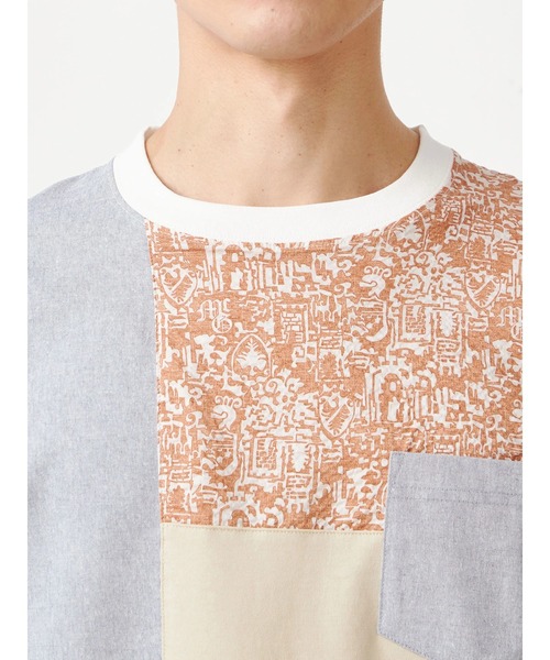 McGREGOR(マックレガー)の「アーカイブリゾートブロッキングTシャツ(Tシャツ/カットソー・メンズ・アイボリー/ネイビー・XL/M/L)」の5枚目の写真