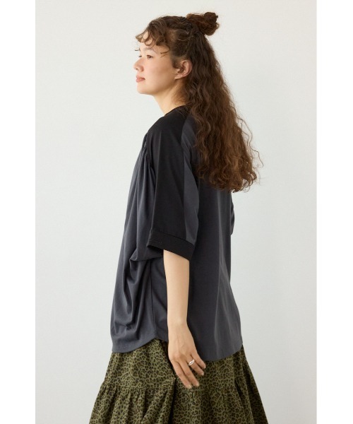 RODEO CROWNS WIDE BOWL(ロデオクラウンズワイドボウル)の「配色ドルマントップス(Tシャツ/カットソー・レディース・ブラック/オフホワイト/カーキ・FREE)」の10枚目の写真